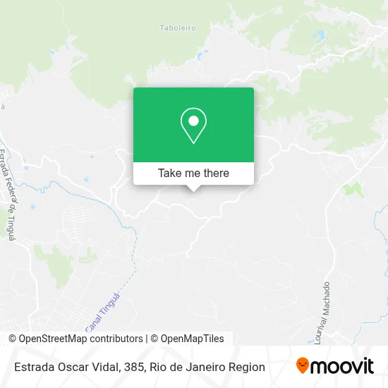 Estrada Oscar Vidal, 385 map