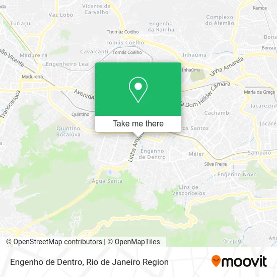 Engenho de Dentro map