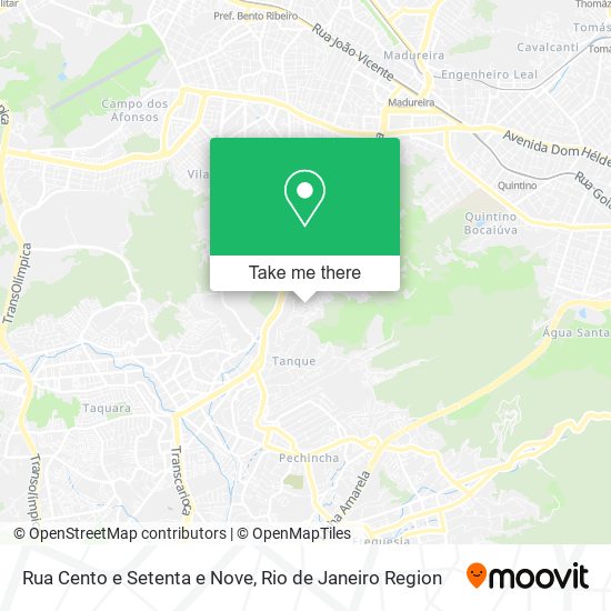 Rua Cento e Setenta e Nove map