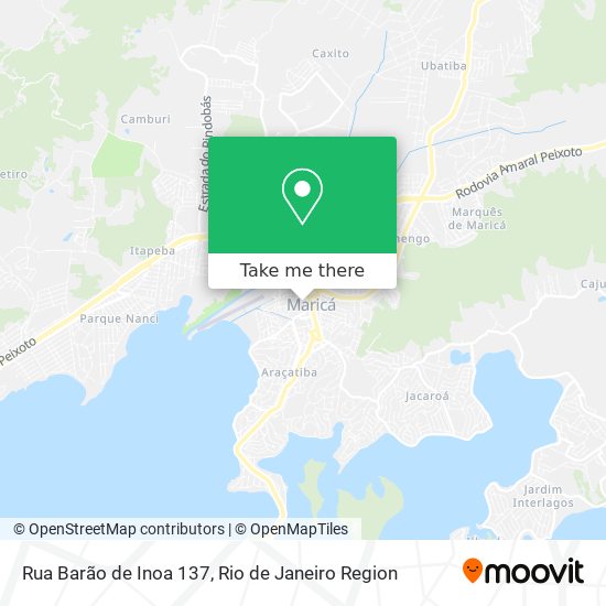 Mapa Rua Barão de Inoa 137