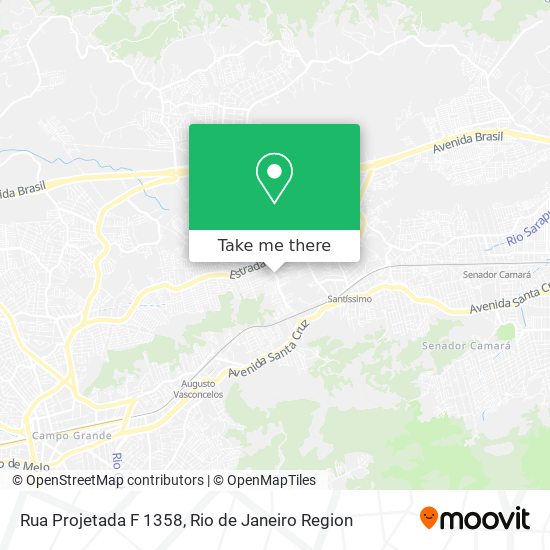 Rua Projetada F 1358 map