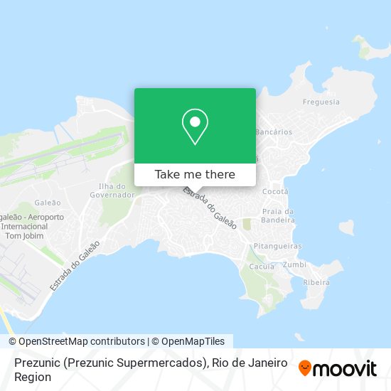 Mapa Prezunic (Prezunic Supermercados)