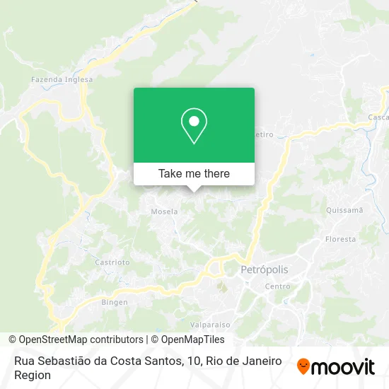 Rua Sebastião da Costa Santos, 10 map