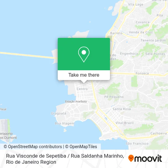Rua Visconde de Sepetiba / Rua Saldanha Marinho map