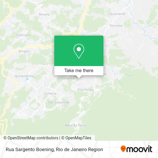 Rua Sargento Boening map
