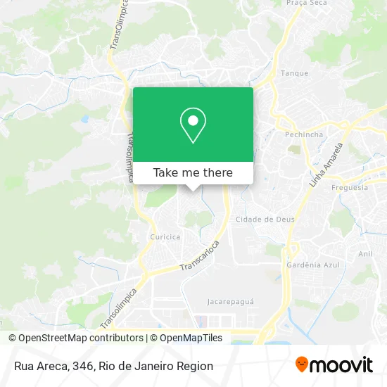 Rua Areca, 346 map