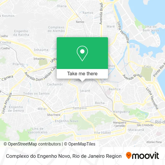 Complexo do Engenho Novo map