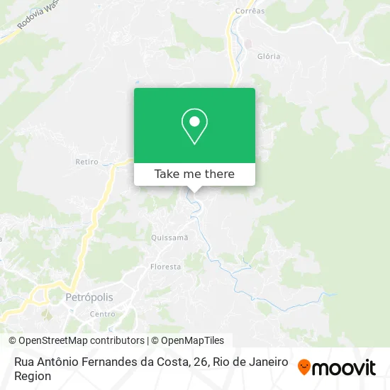 Rua Antônio Fernandes da Costa, 26 map