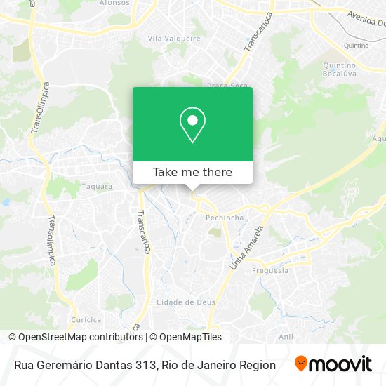 Rua Geremário Dantas 313 map