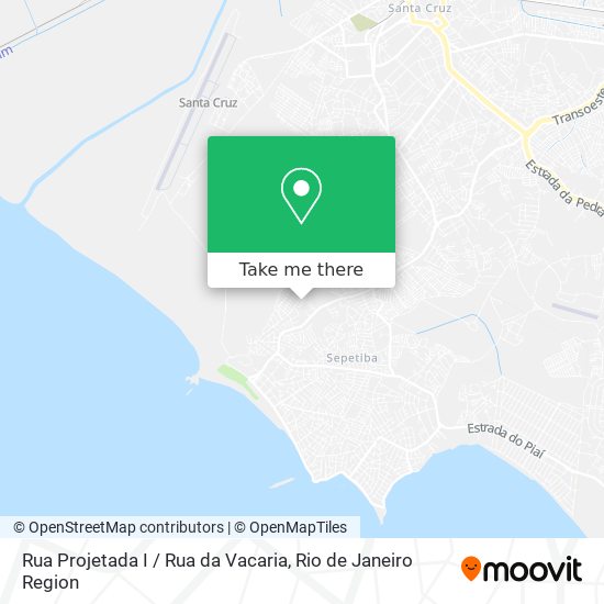 Rua Projetada I / Rua da Vacaria map