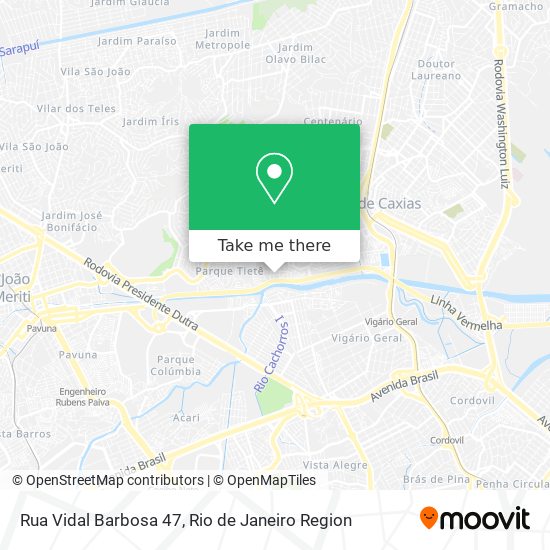 Rua Vidal Barbosa 47 map
