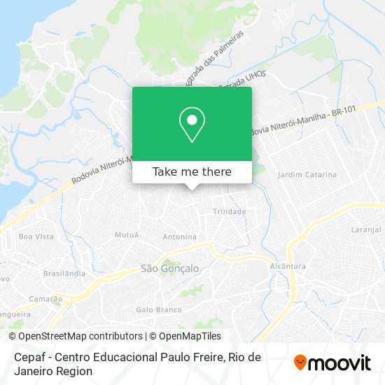 Cepaf - Centro Educacional Paulo Freire map
