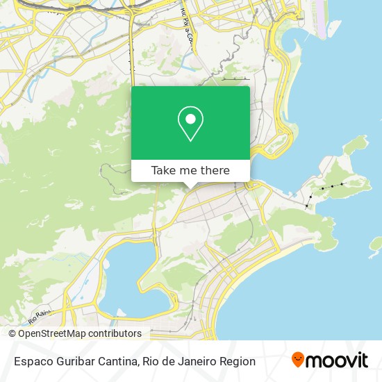 Espaco Guribar Cantina map