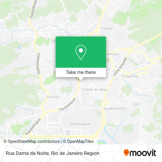 Rua Dama da Noite map
