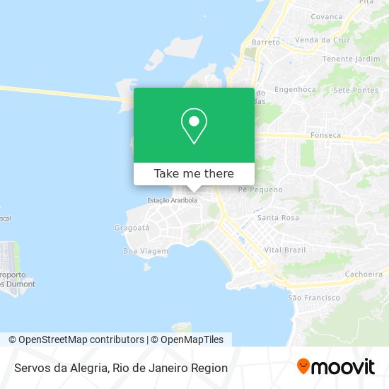 Servos da Alegria map