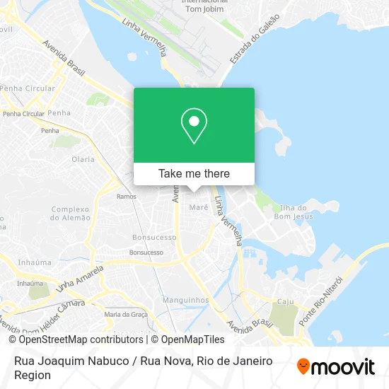 Rua Joaquim Nabuco / Rua Nova map