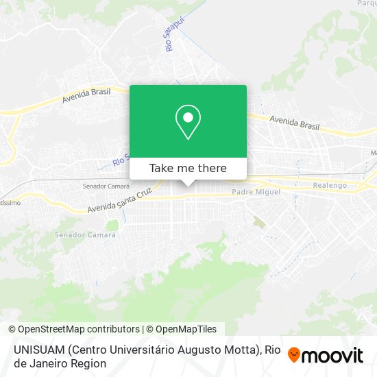 UNISUAM (Centro Universitário Augusto Motta) map
