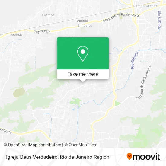 Igreja Deus Verdadeiro map