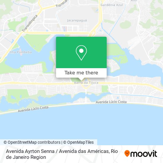 Avenida Ayrton Senna / Avenida das Américas map