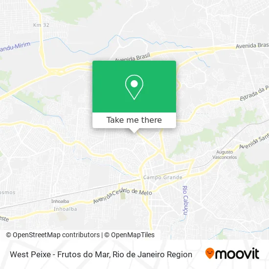 West Peixe - Frutos do Mar map