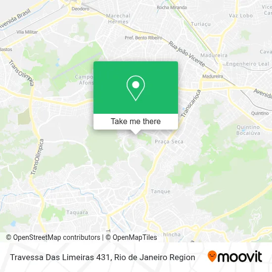 Travessa Das Limeiras 431 map