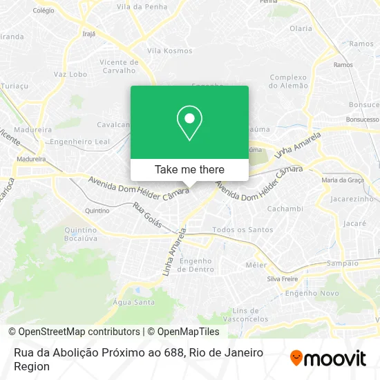 Rua da Abolição Próximo ao 688 map