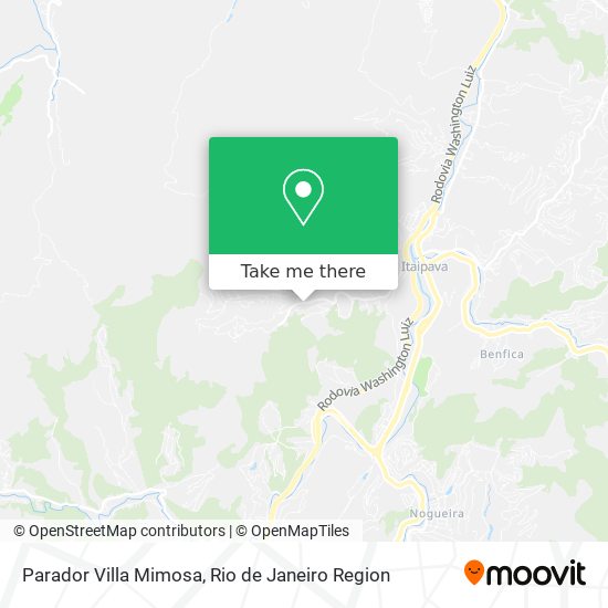 Parador Villa Mimosa map