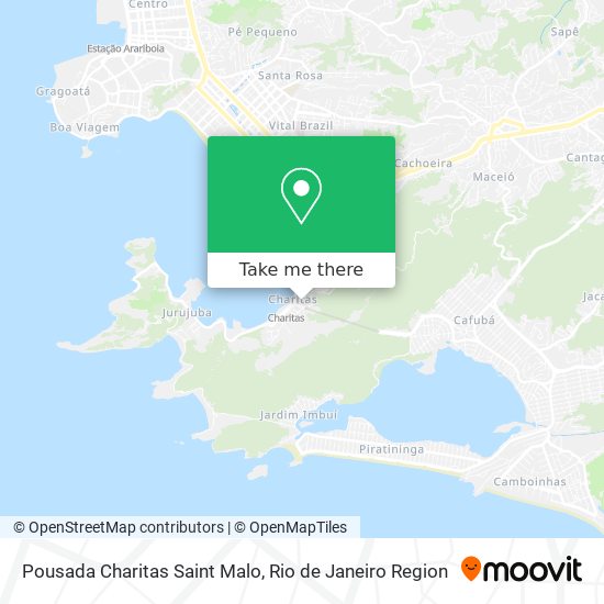Pousada Charitas Saint Malo map