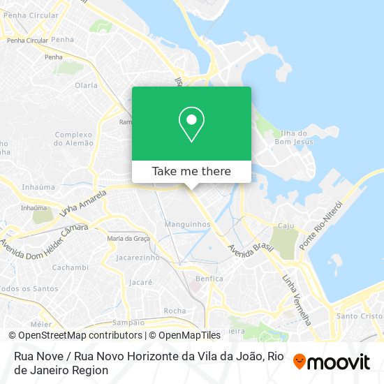 Rua Nove / Rua Novo Horizonte da Vila da João map