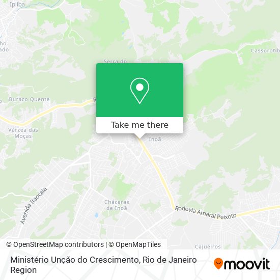 Ministério Unção do Crescimento map