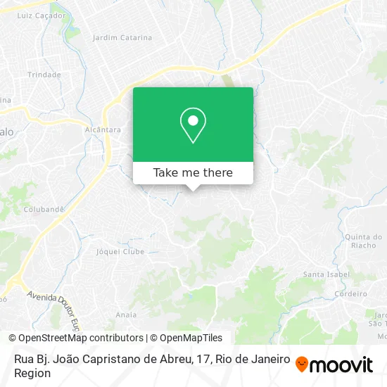 Rua Bj. João Capristano de Abreu, 17 map