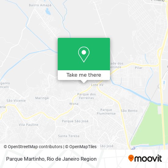 Parque Martinho map