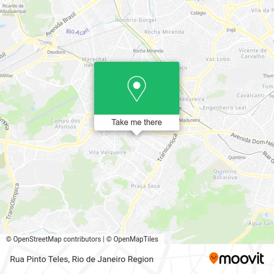 Rua Pinto Teles map