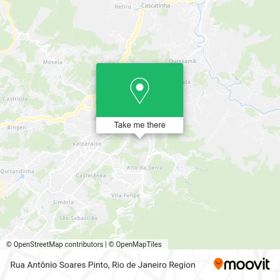 Rua Antônio Soares Pinto map