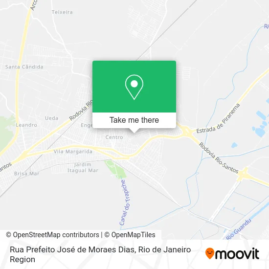 Rua Prefeito José de Moraes Dias map