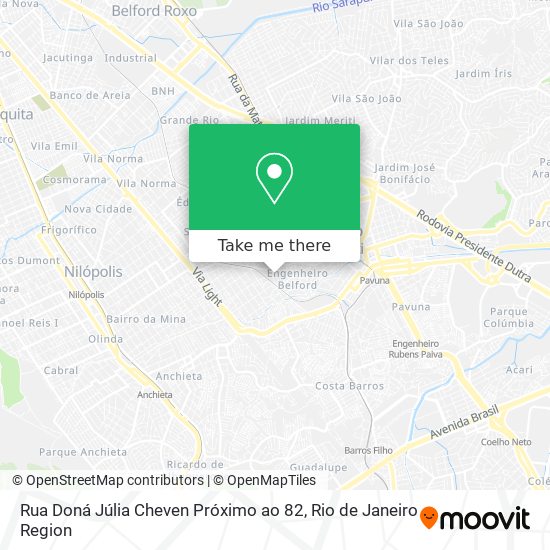 Rua Doná Júlia Cheven Próximo ao 82 map