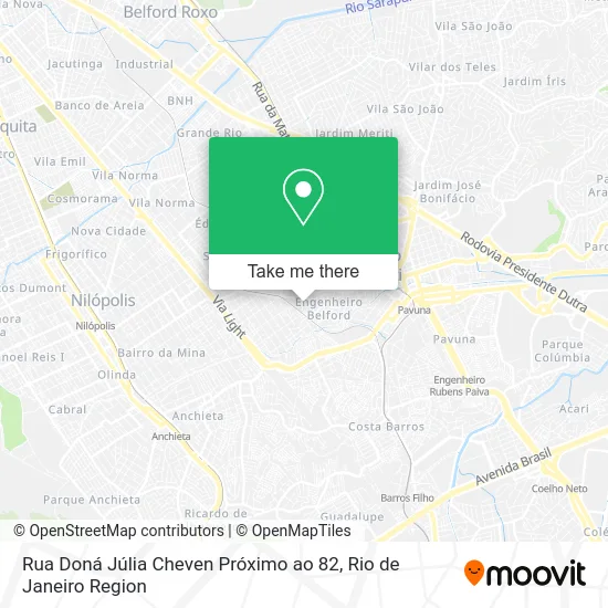 Rua Doná Júlia Cheven Próximo ao 82 map