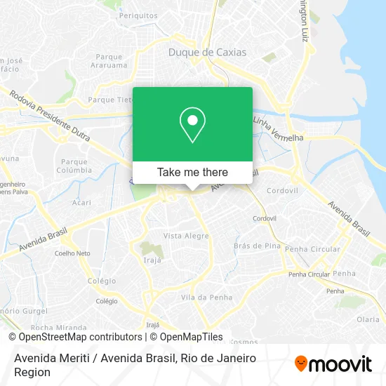 Avenida Meriti / Avenida Brasil map