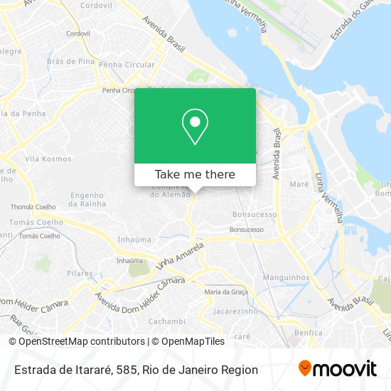 Estrada de Itararé, 585 map