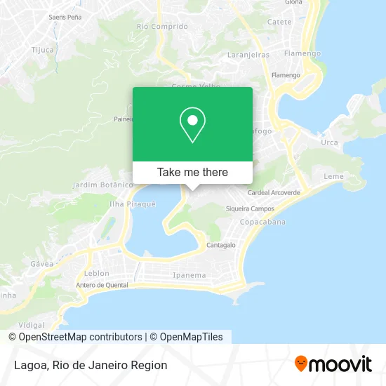 Lagoa map