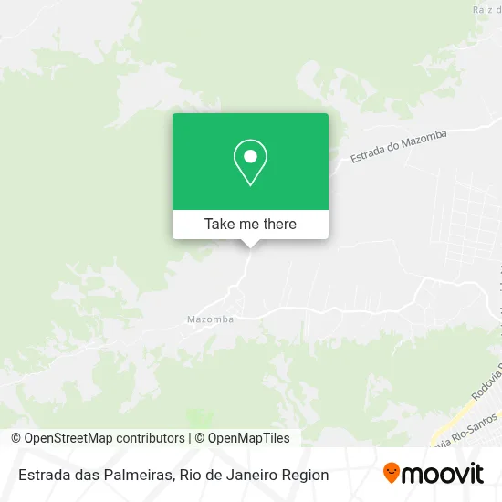 Estrada das Palmeiras map