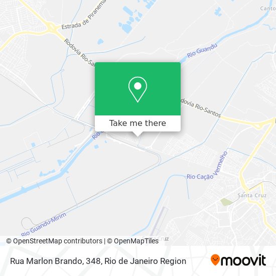 Rua Marlon Brando, 348 map