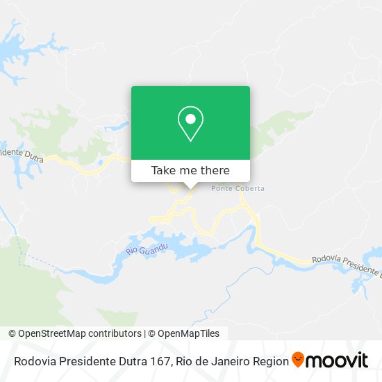 Rodovia Presidente Dutra 167 map