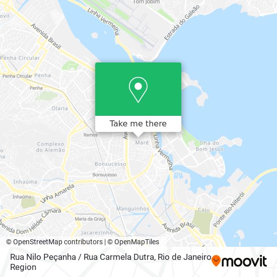 Rua Nilo Peçanha / Rua Carmela Dutra map