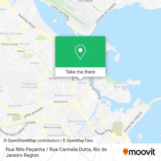 Rua Nilo Peçanha / Rua Carmela Dutra map