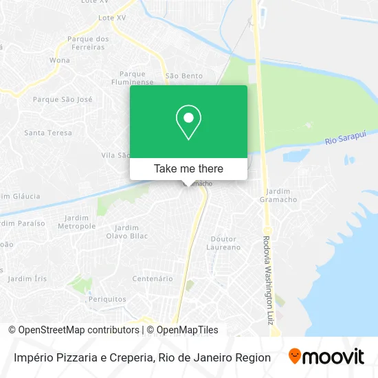 Império Pizzaria e Creperia map