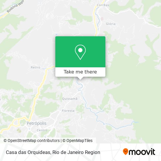 Casa das Orquideas map