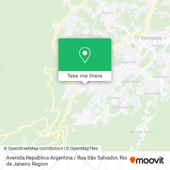 Avenida República Argentina / Rua São Salvador map