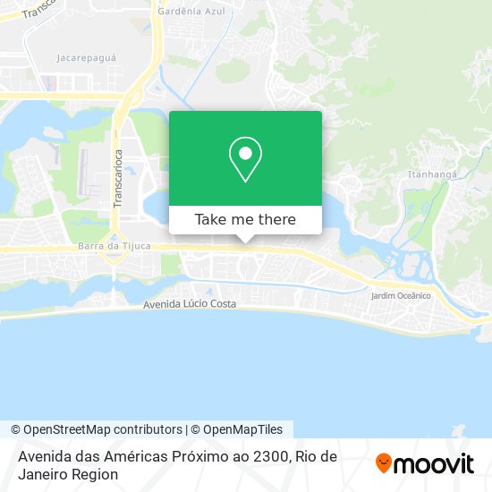 Avenida das Américas Próximo ao 2300 map