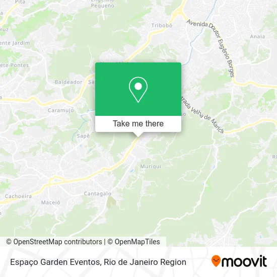 Espaço Garden Eventos map